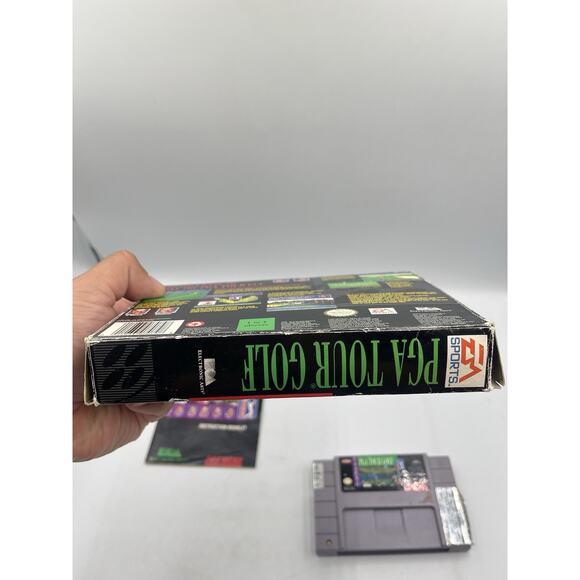 PGA Tour Golf Super Nintendo SNES Complete with Manual VTG Video Game - Picture 14 of 14